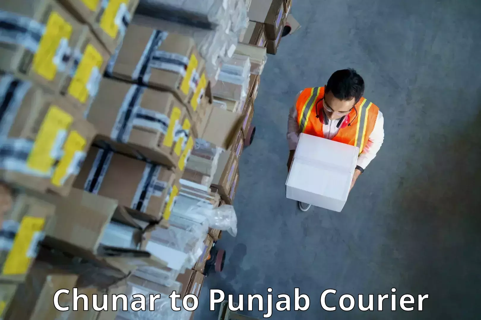 Personal courier services in Chunar to Talwandi Sabo