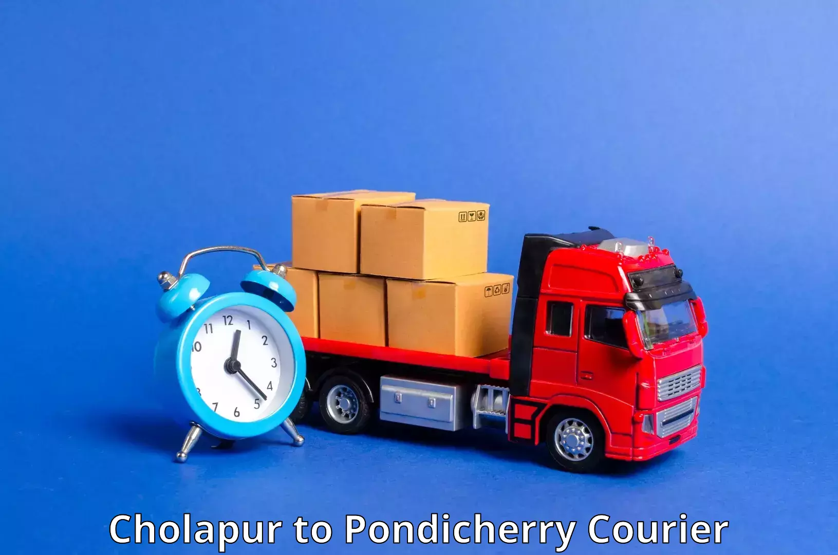 Secure freight services Cholapur to Pondicherry