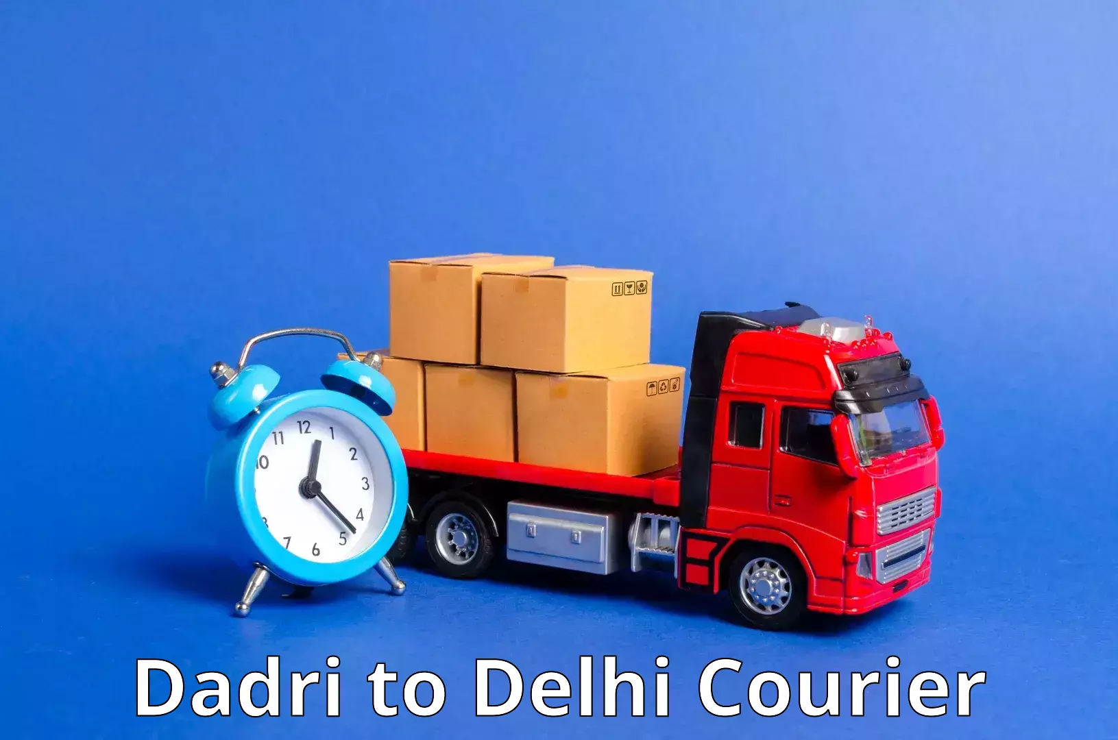 Courier rate comparison Dadri to University of Delhi