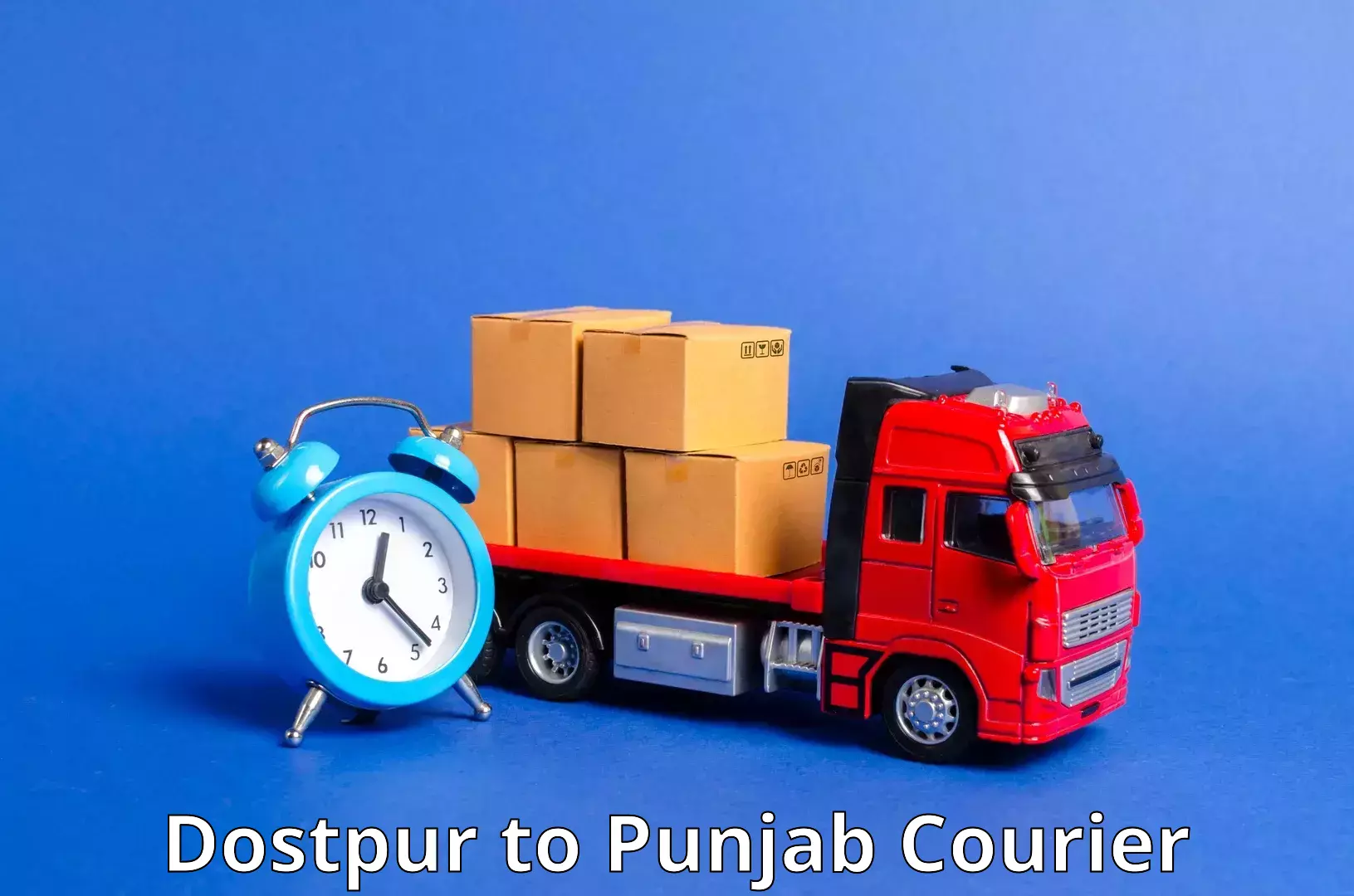 Courier insurance Dostpur to Zirakpur