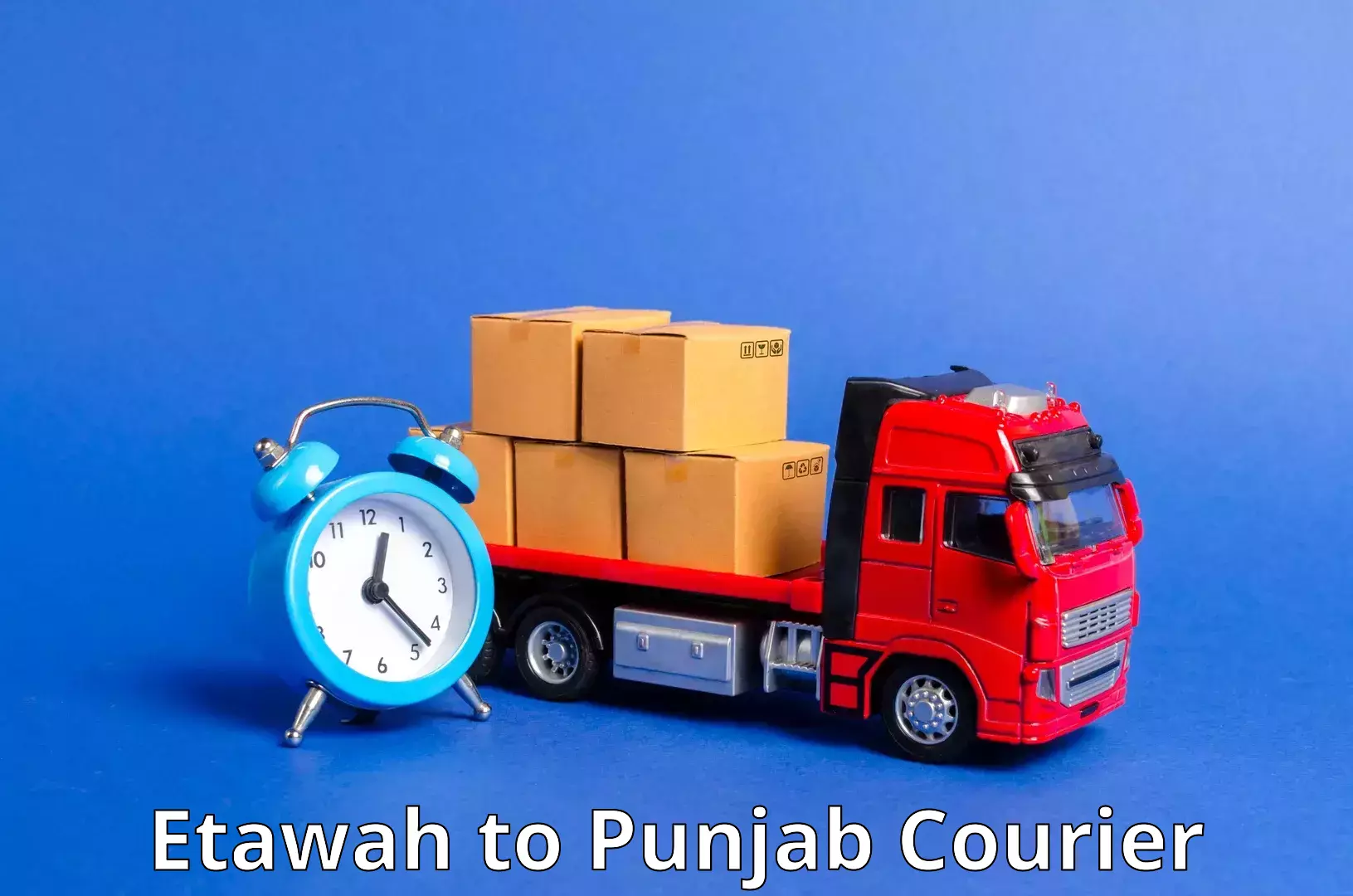 Subscription-based courier Etawah to Punjab