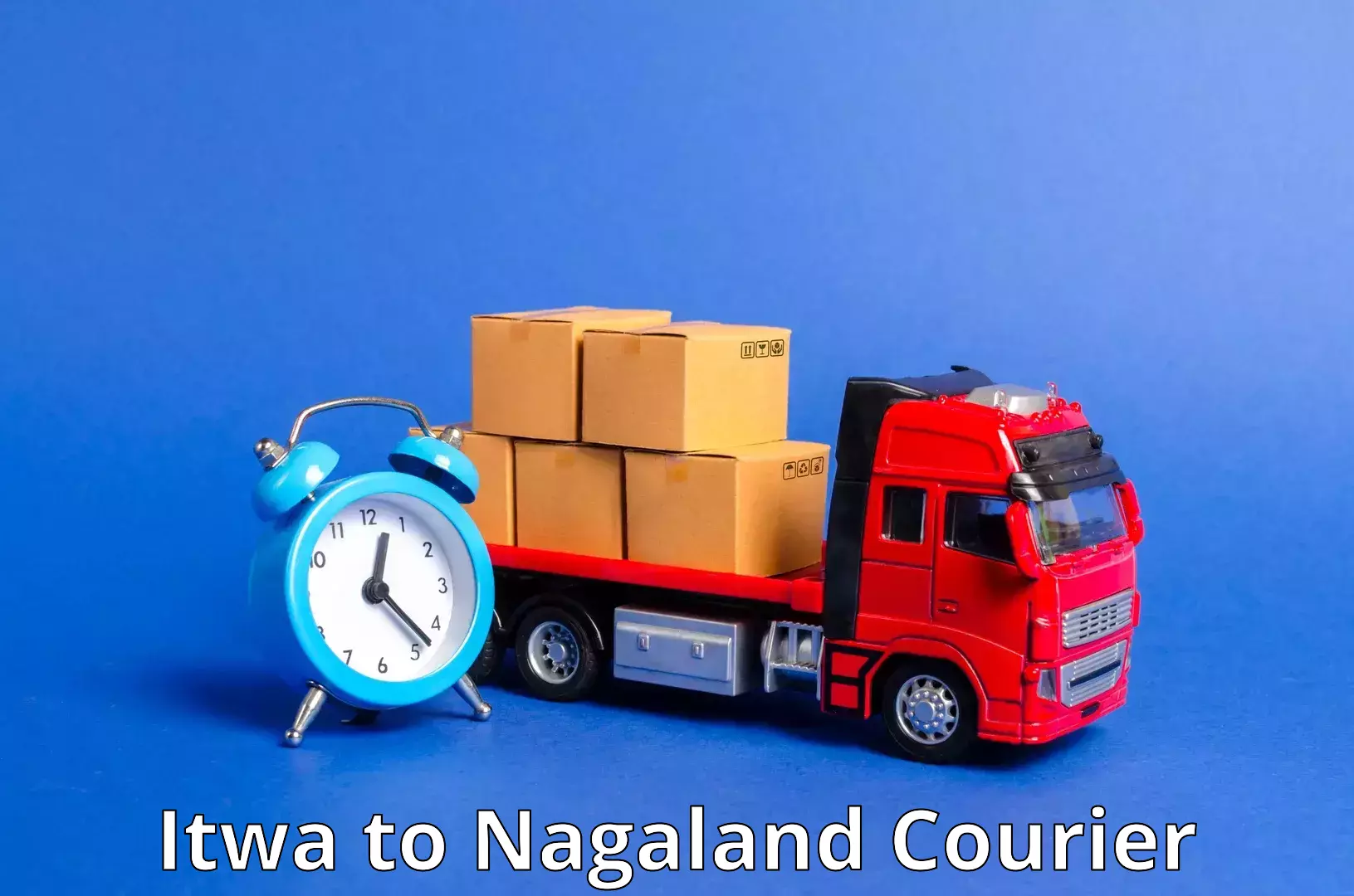 24-hour courier service Itwa to Nagaland