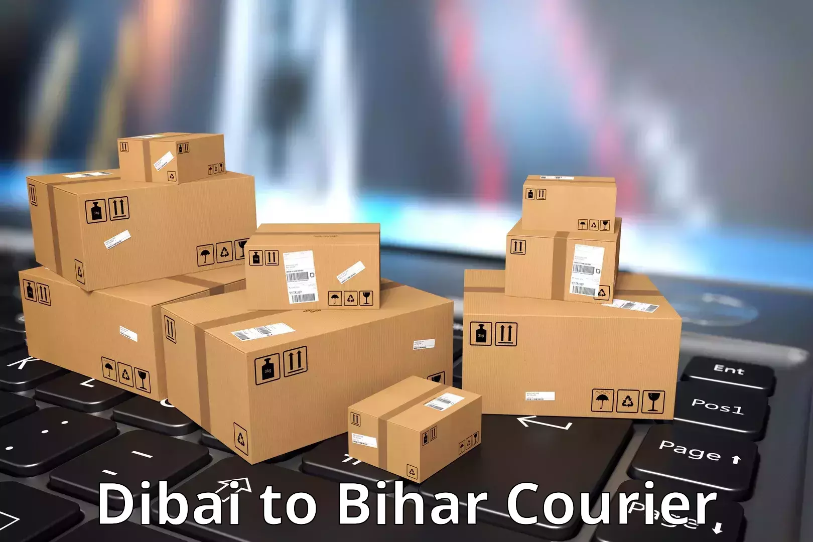 E-commerce shipping Dibai to Bagaha