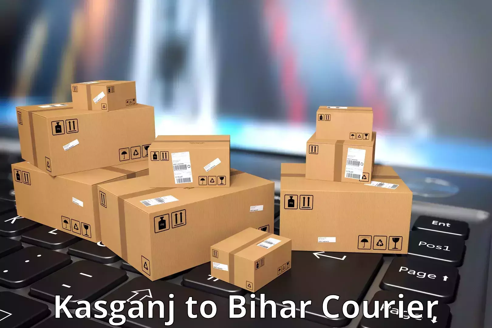 Subscription-based courier Kasganj to Hazrat Jandaha