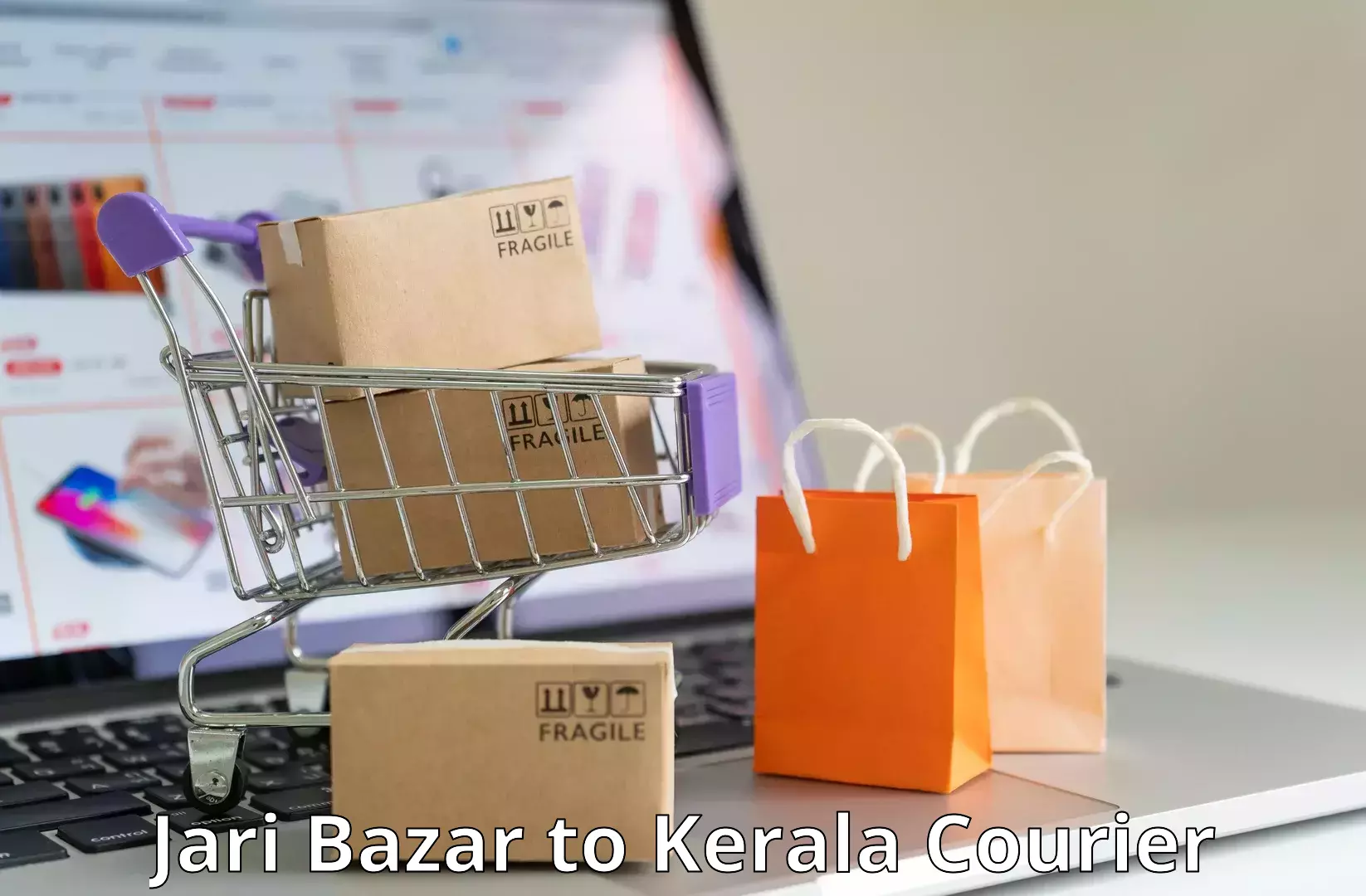 Automated parcel services Jari Bazar to Chalakudy