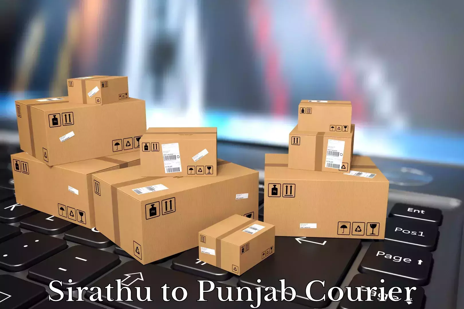 Furniture transport experts Sirathu to Punjab