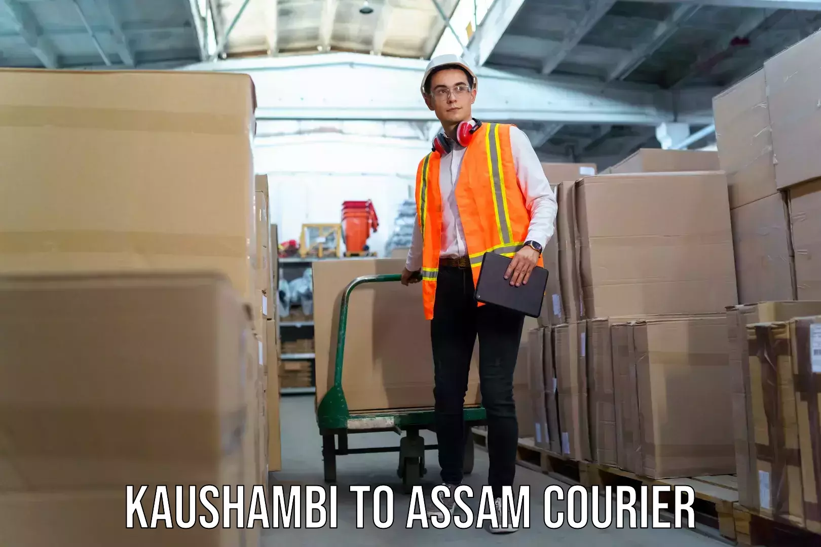 Baggage courier rates Kaushambi to Assam University Silchar
