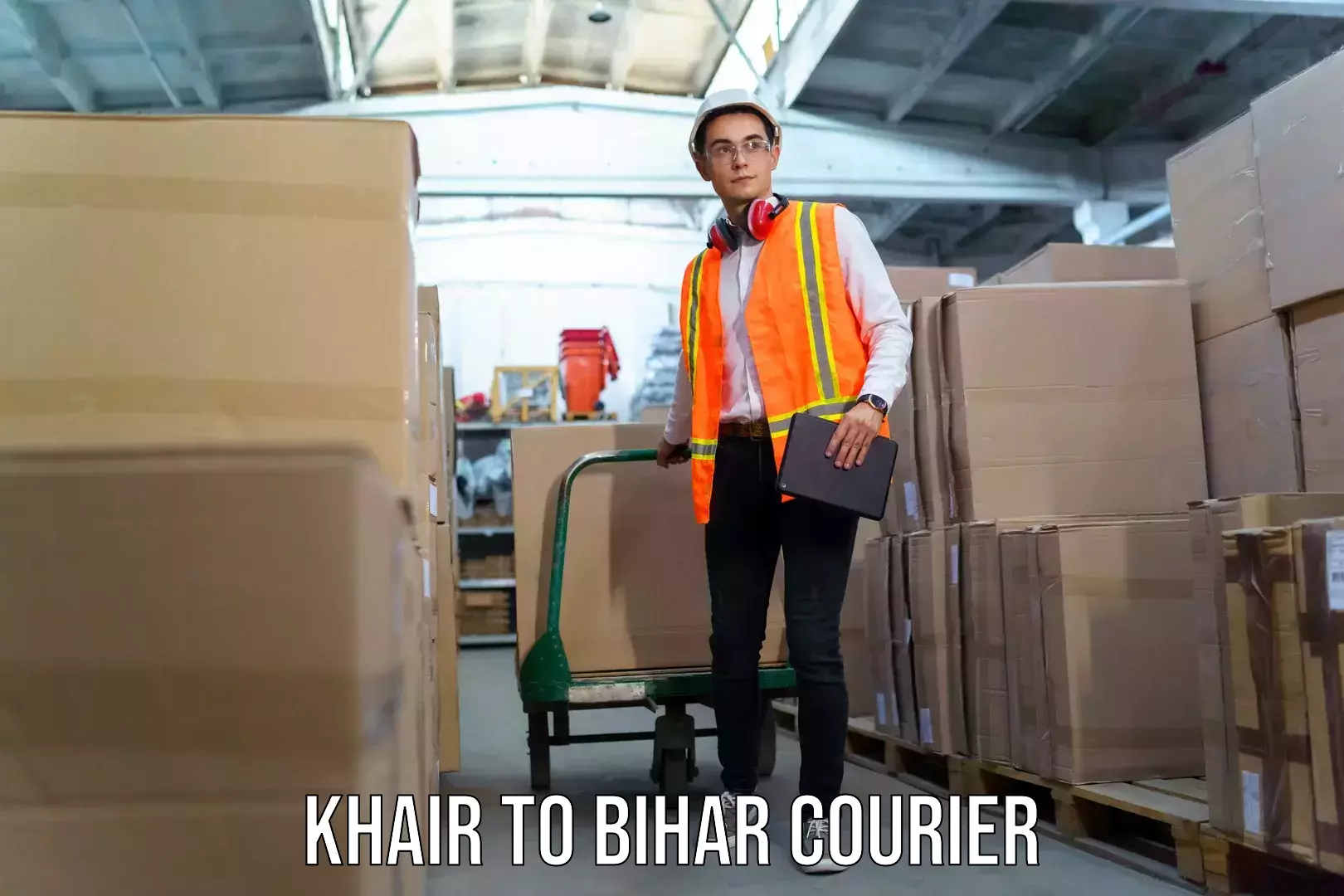Luggage shipping service Khair to Bihar