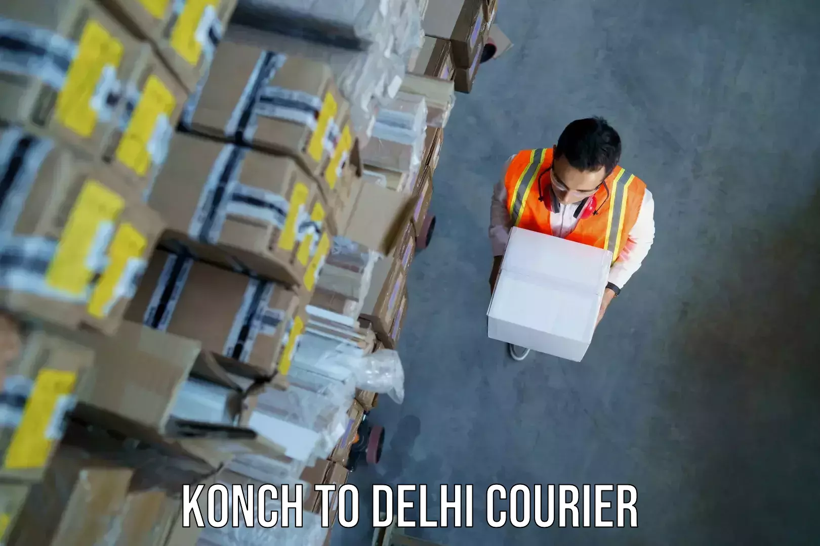 Luggage shipping consultation Konch to NIT Delhi