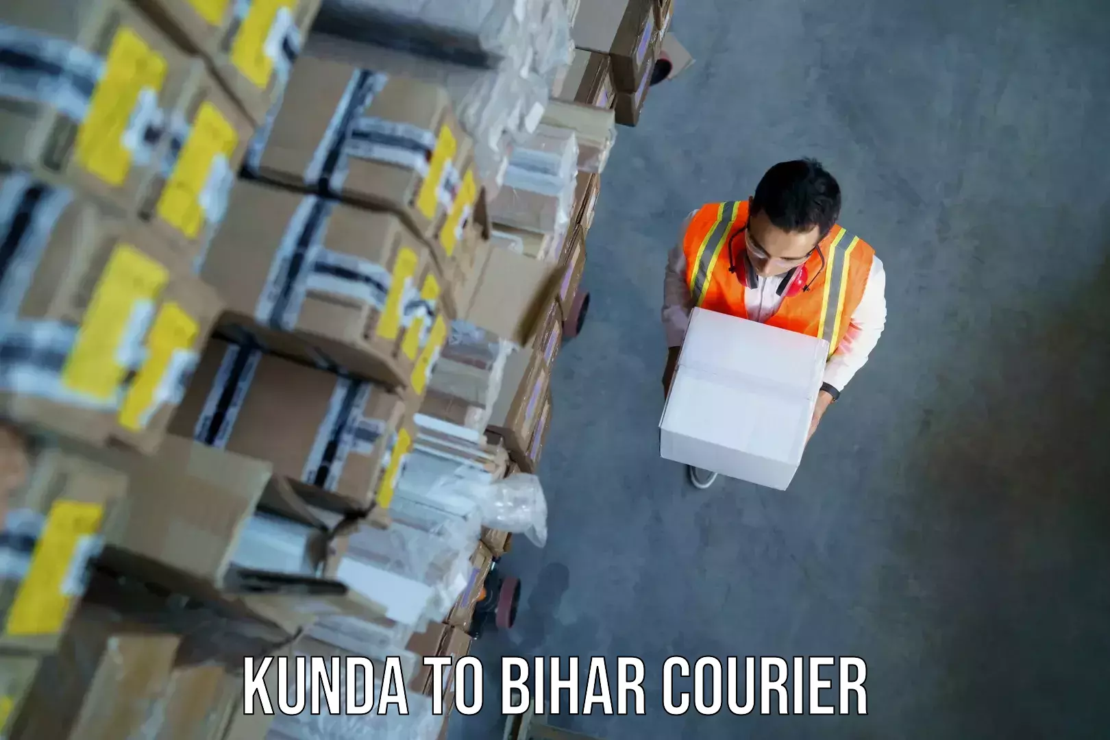 Baggage shipping schedule Kunda to Sherghati