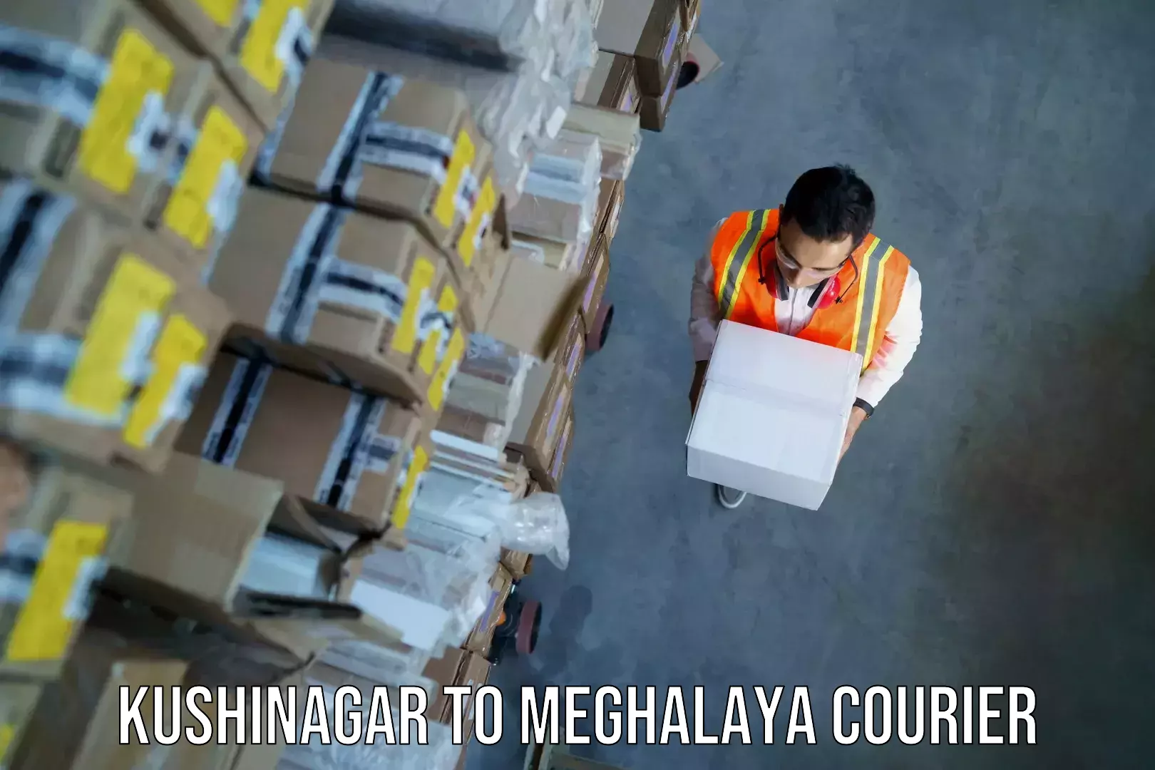 Baggage shipping calculator Kushinagar to Meghalaya