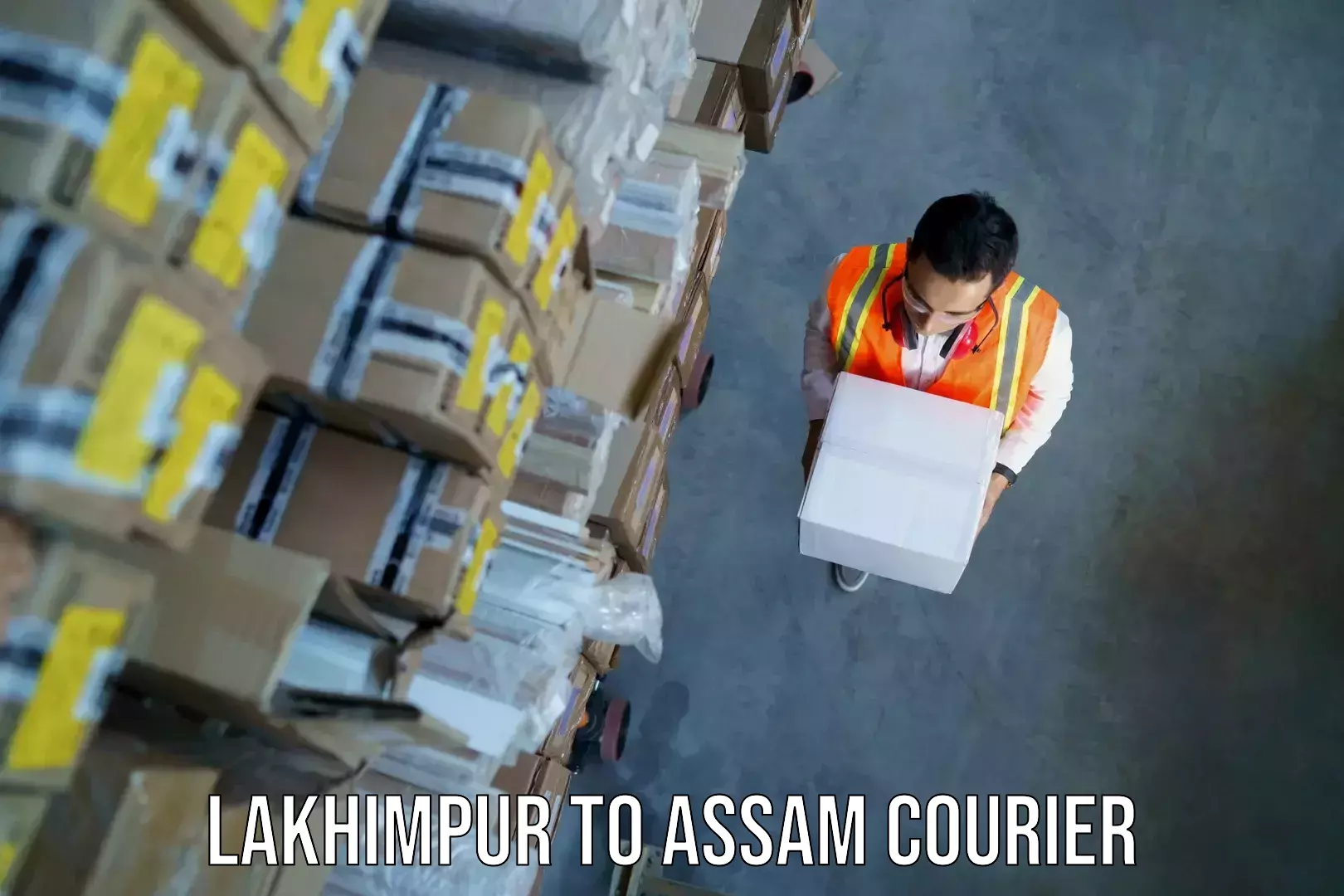 Baggage courier rates Lakhimpur to Dima Hasao