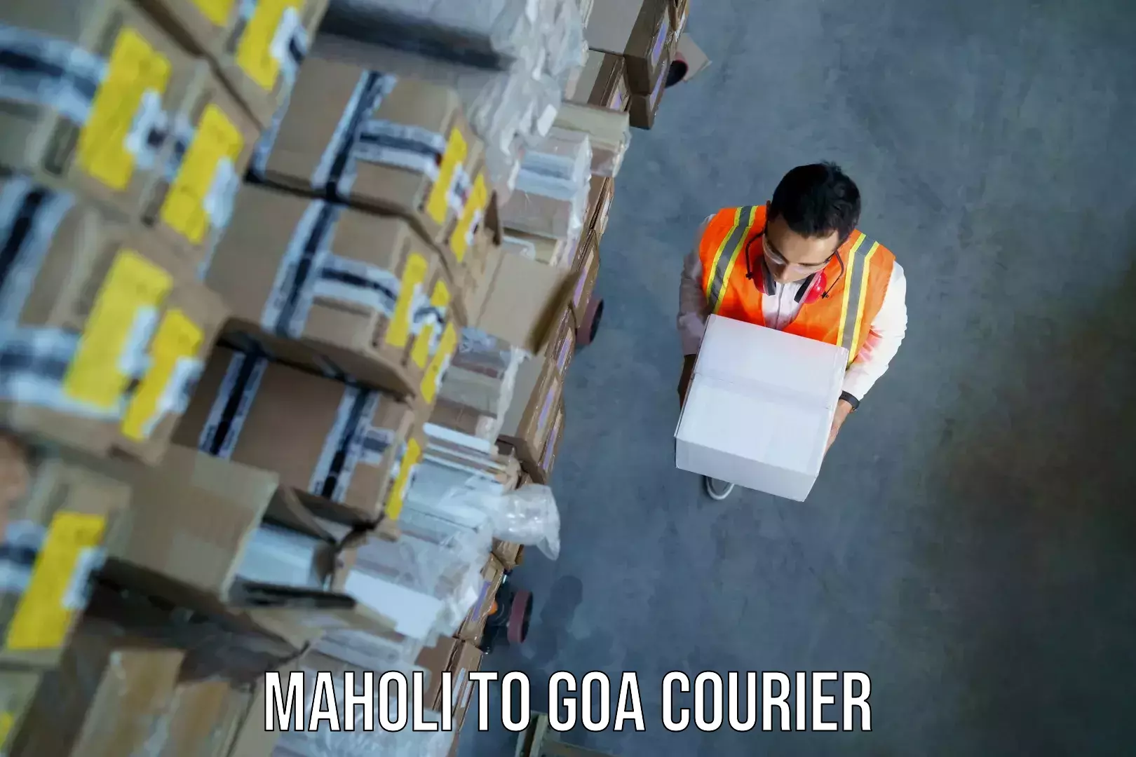 Immediate baggage courier Maholi to Goa University