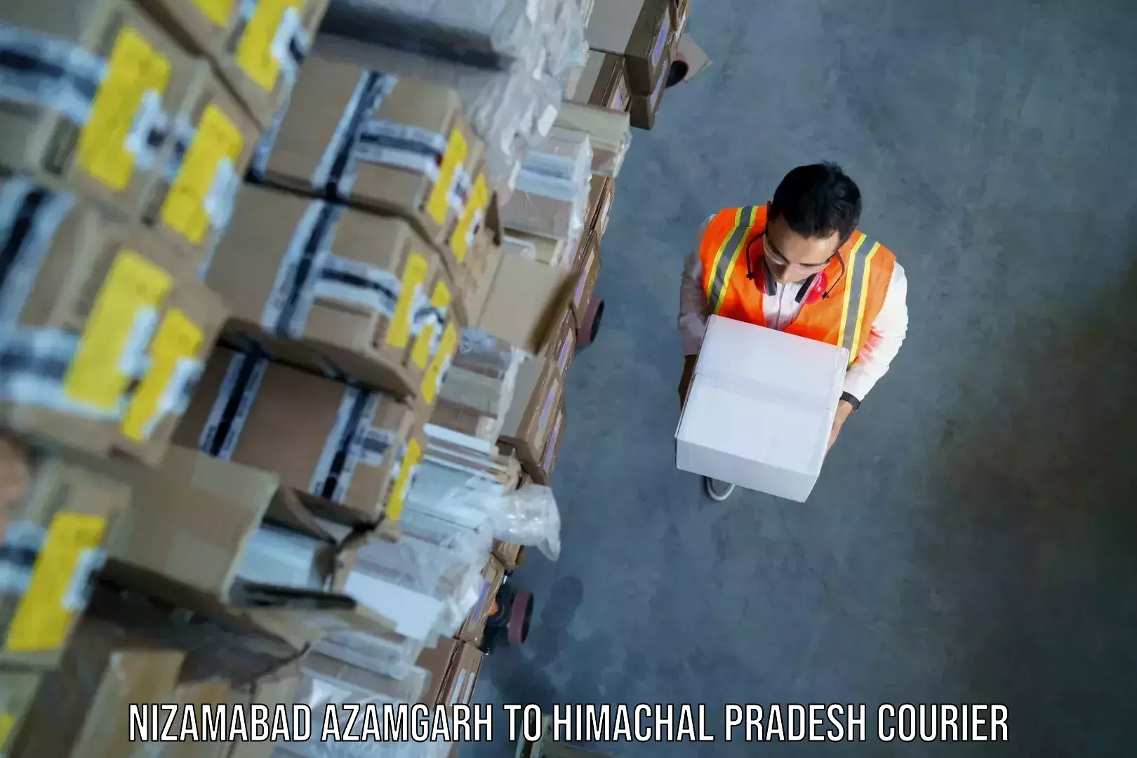 Luggage shipment processing Nizamabad Azamgarh to Nerwa