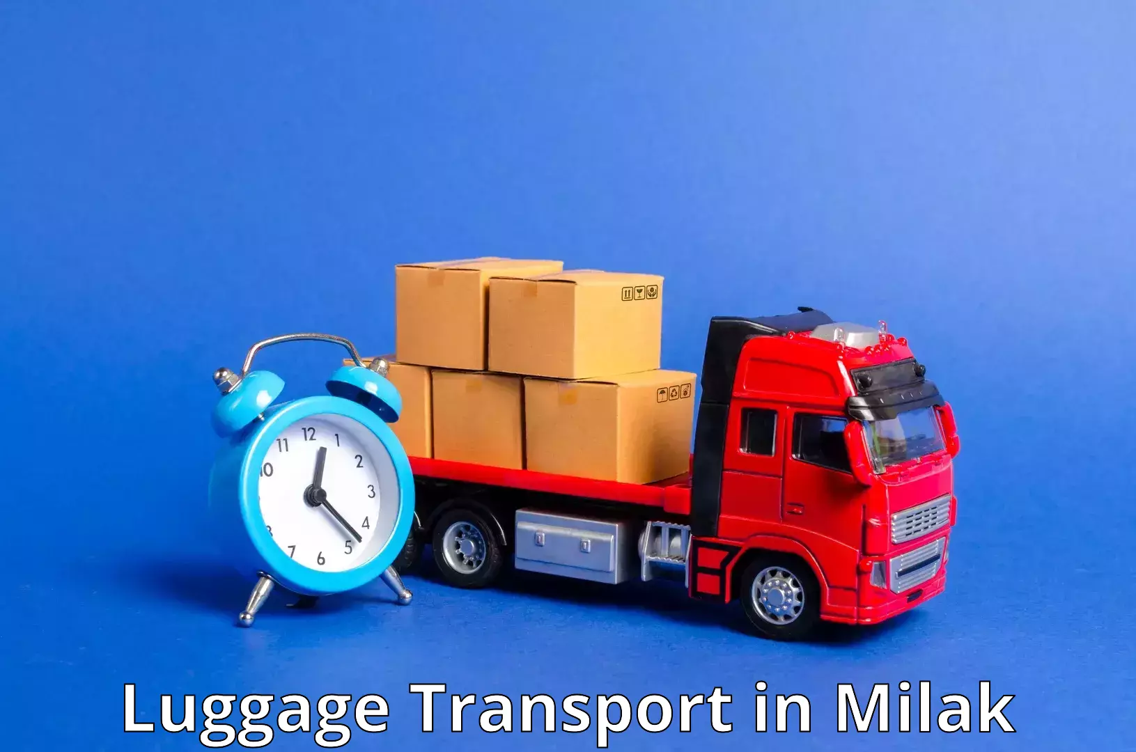 Luggage shipping strategy in Milak
