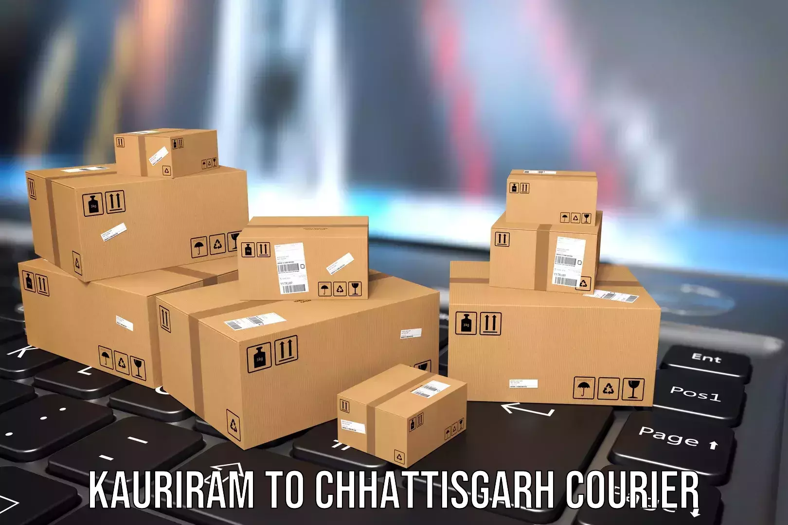 Luggage shipping logistics Kauriram to Saraipali