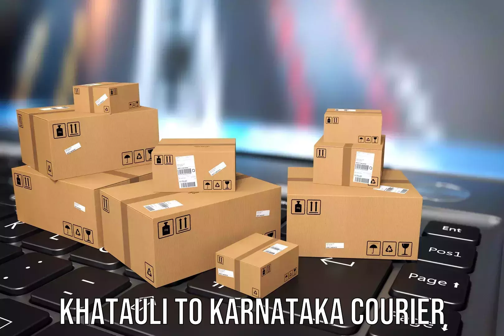 Baggage courier FAQs Khatauli to Bellary