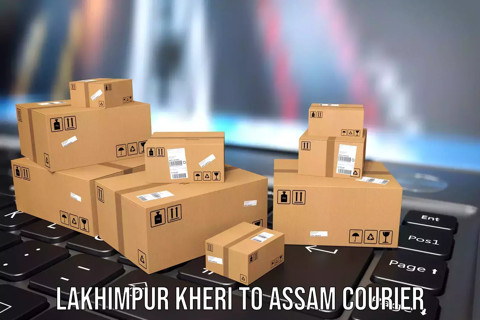 Baggage courier service Lakhimpur Kheri to Dima Hasao