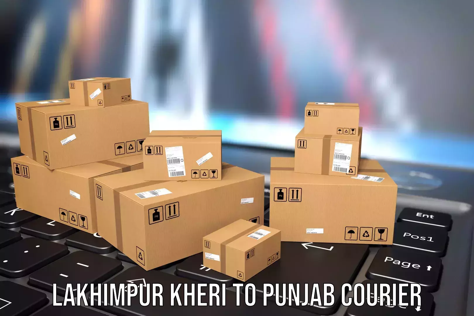 Luggage shipping efficiency Lakhimpur Kheri to Bhadaur