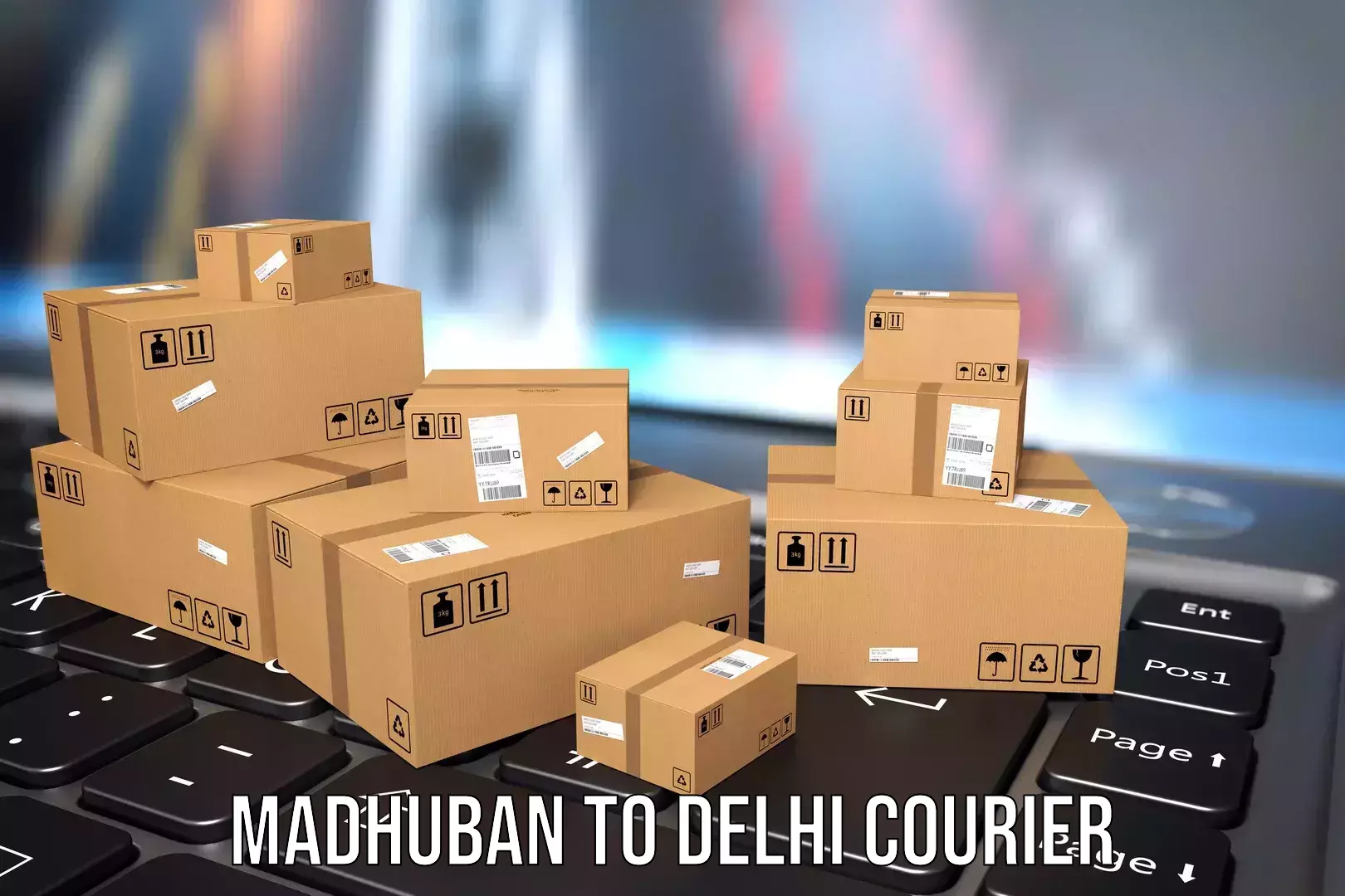 Baggage delivery scheduling Madhuban to Sansad Marg