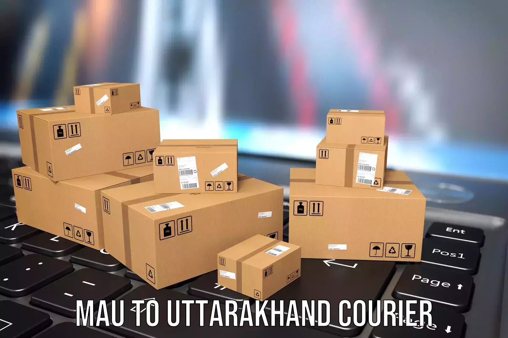 Express baggage shipping Mau to Uttarakhand