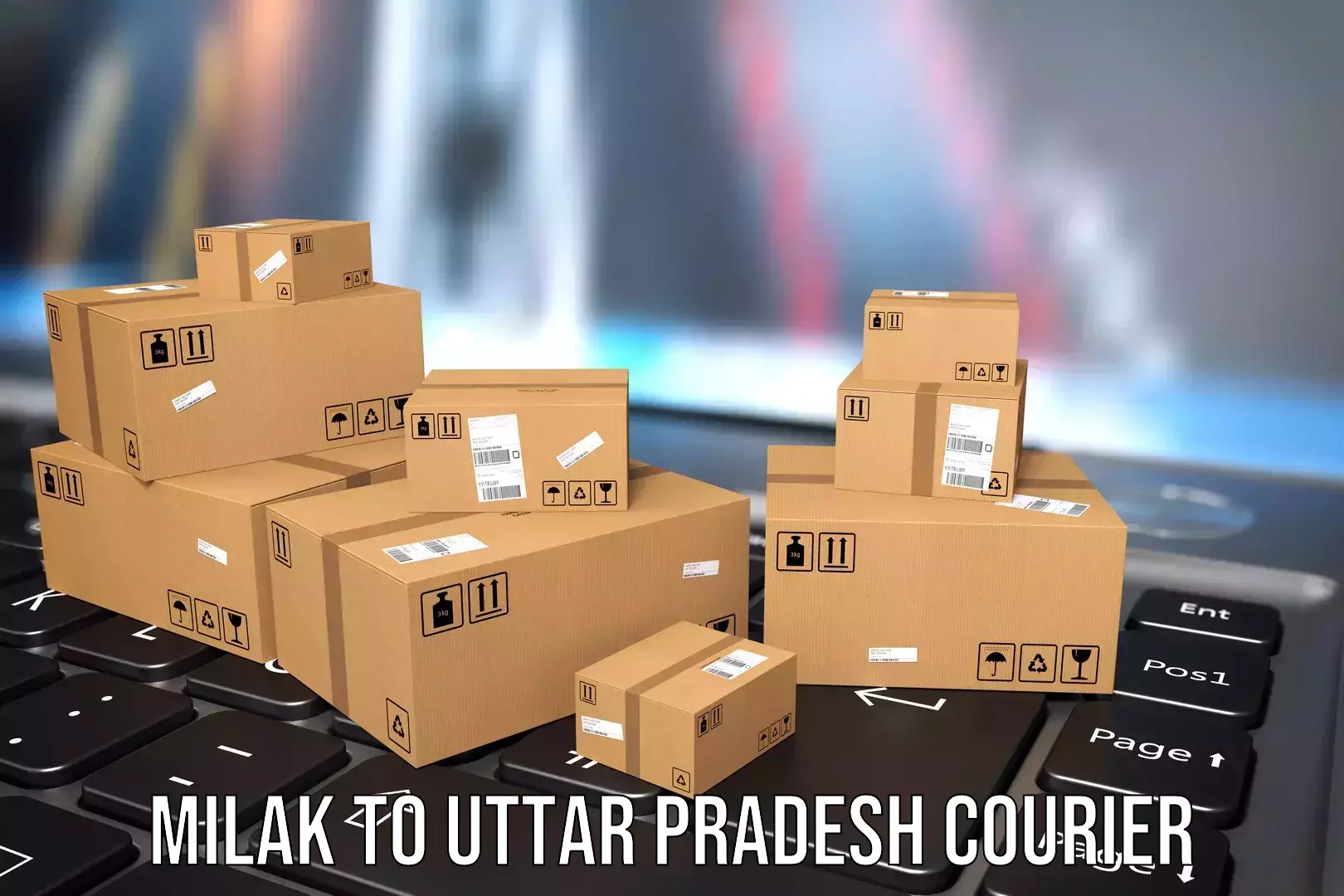 Baggage courier FAQs Milak to Deoband