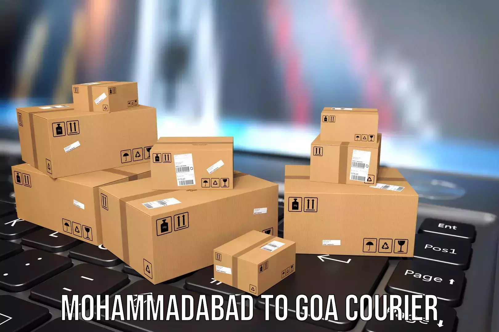 Train station baggage courier Mohammadabad to Goa