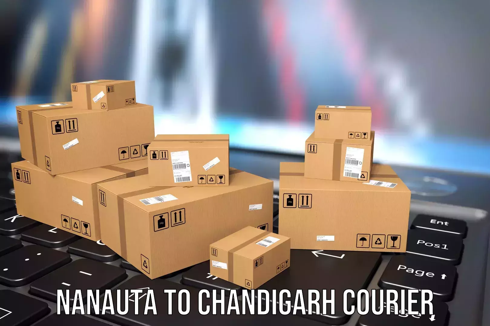 Doorstep luggage pickup Nanauta to Chandigarh