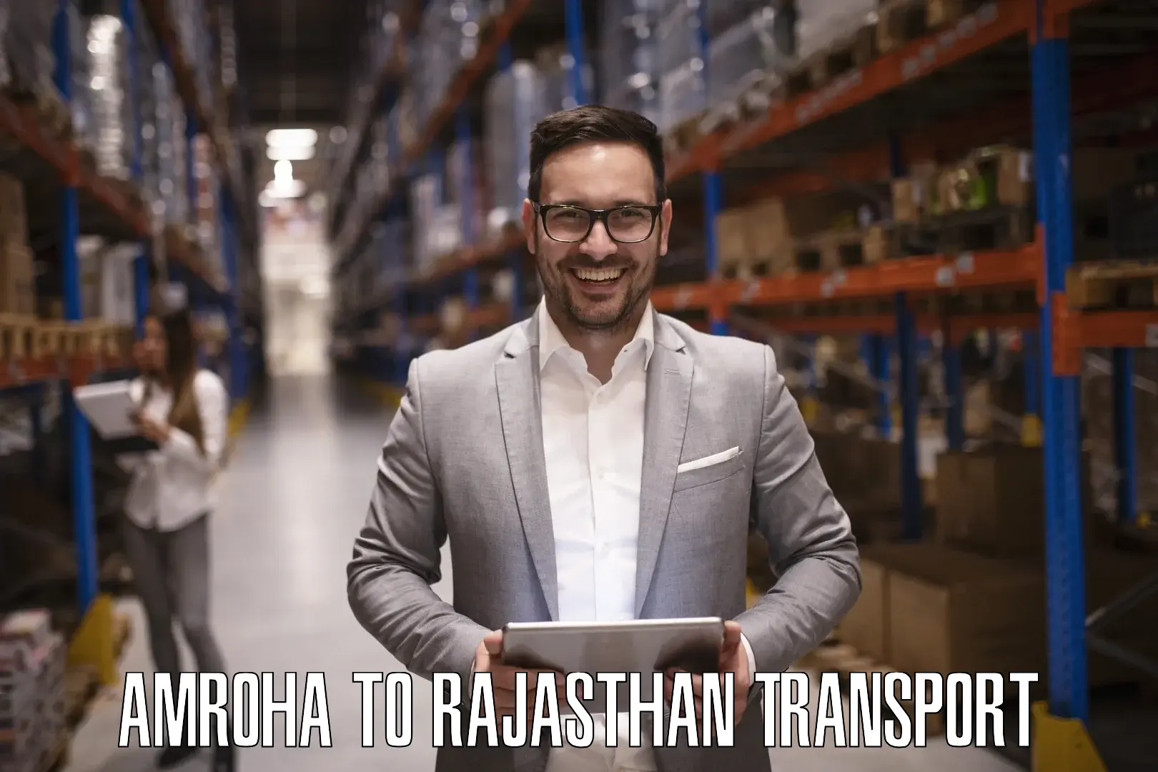 Road transport online services in Amroha to Piparcity