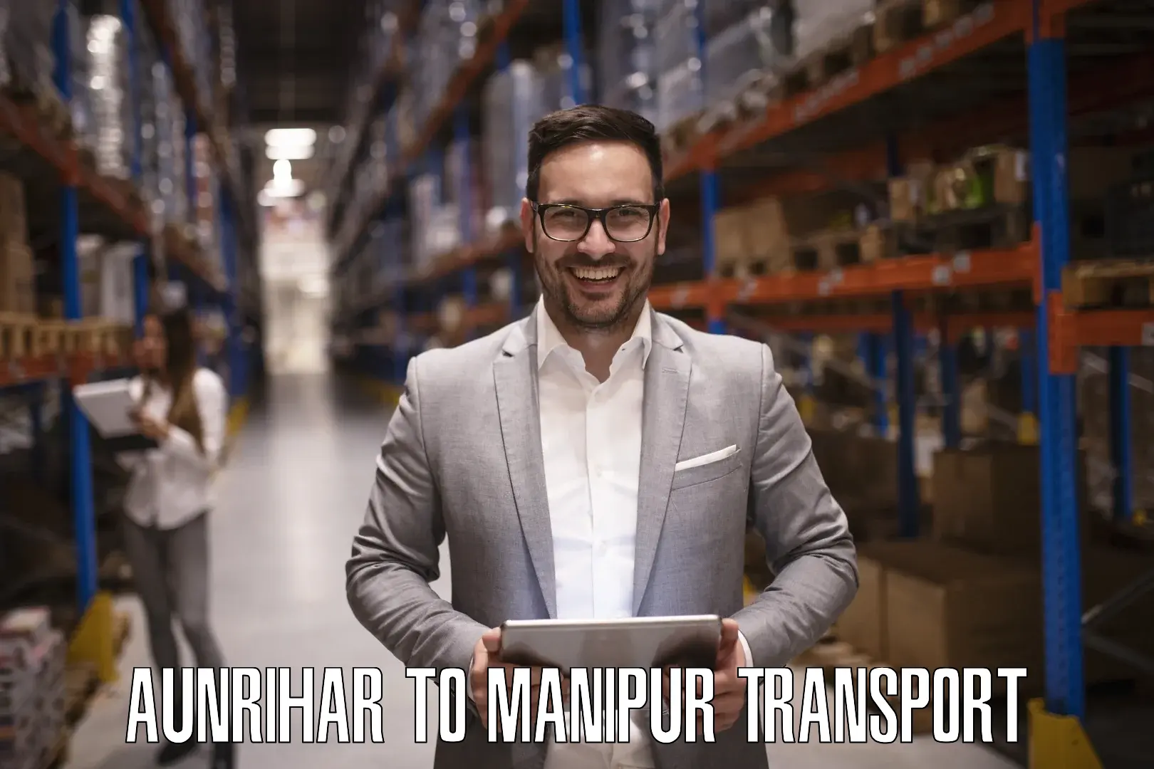 India truck logistics services Aunrihar to Manipur