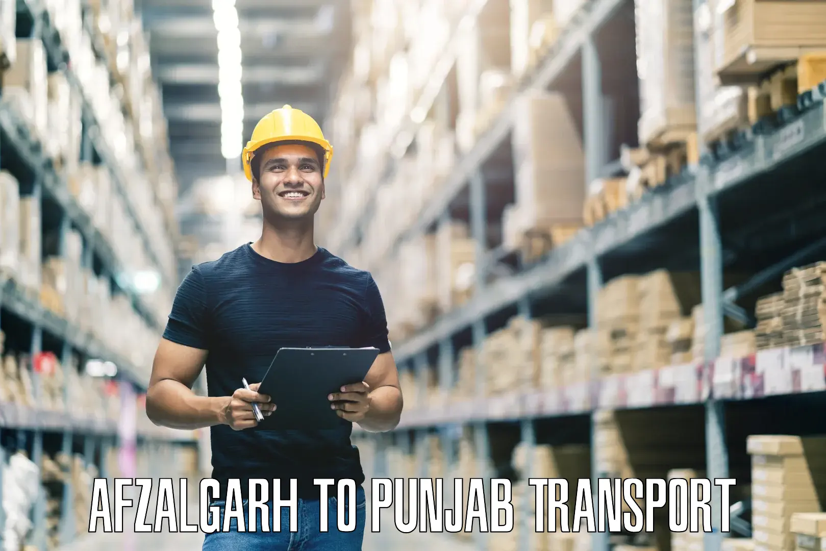 Land transport services Afzalgarh to Faridkot