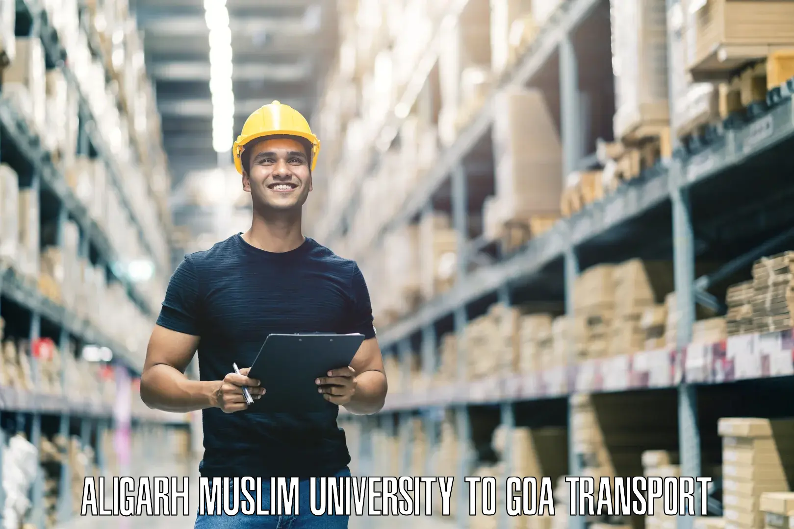 Container transportation services Aligarh Muslim University to South Goa