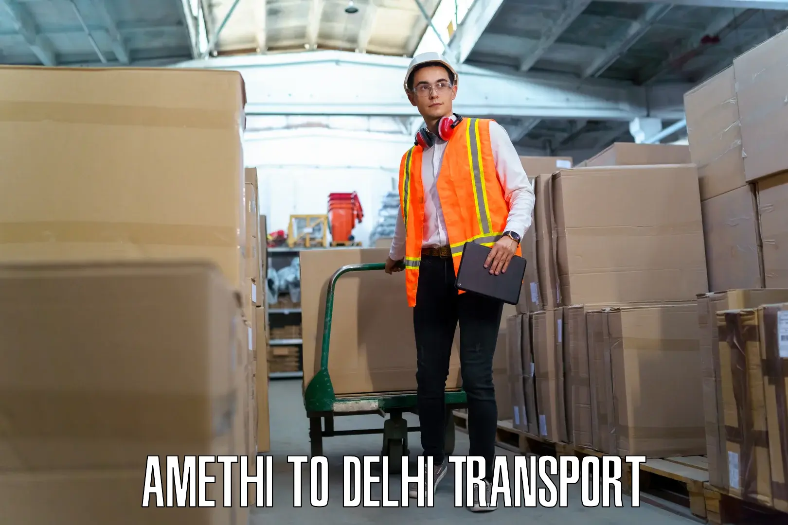 Delivery service Amethi to Jawaharlal Nehru University New Delhi