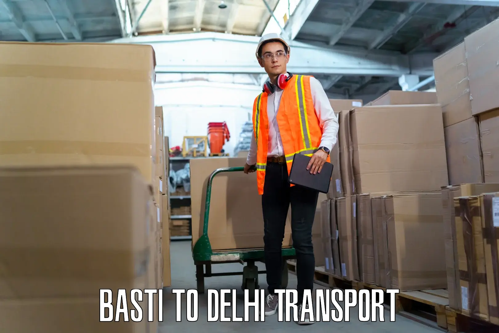 Express transport services Basti to Ashok Vihar