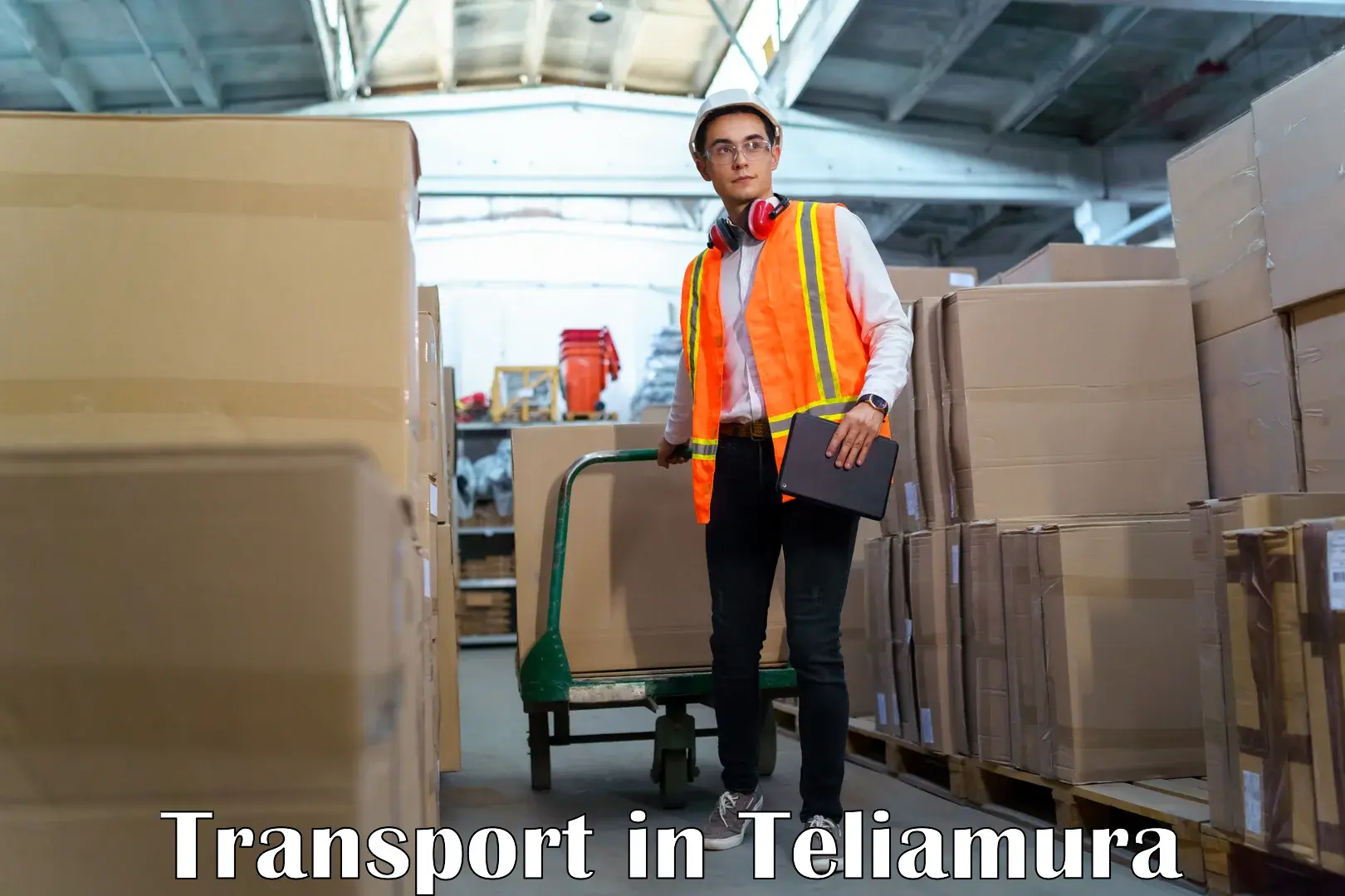 Vehicle courier services in Teliamura