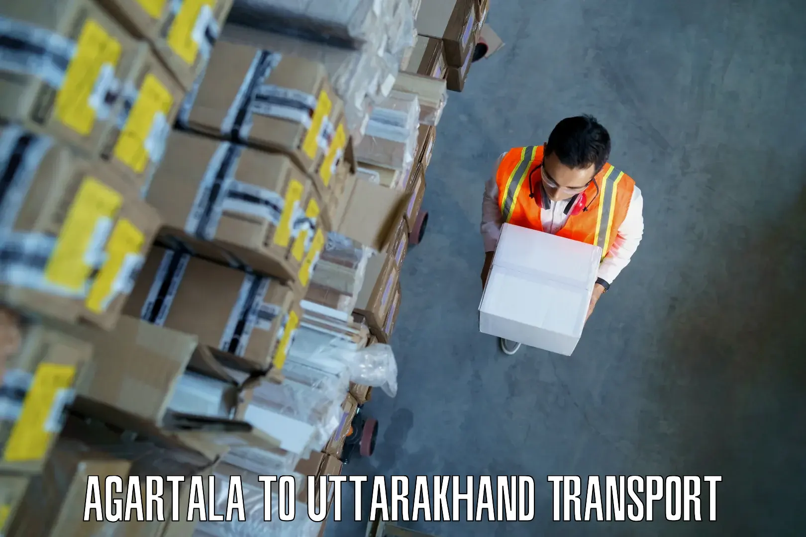 Cargo transportation services Agartala to Khatima