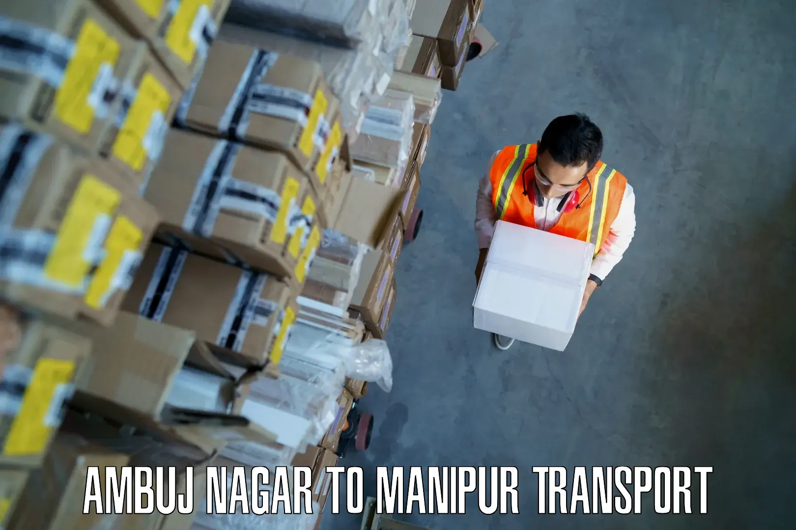 Air freight transport services Ambuj Nagar to IIIT Senapati