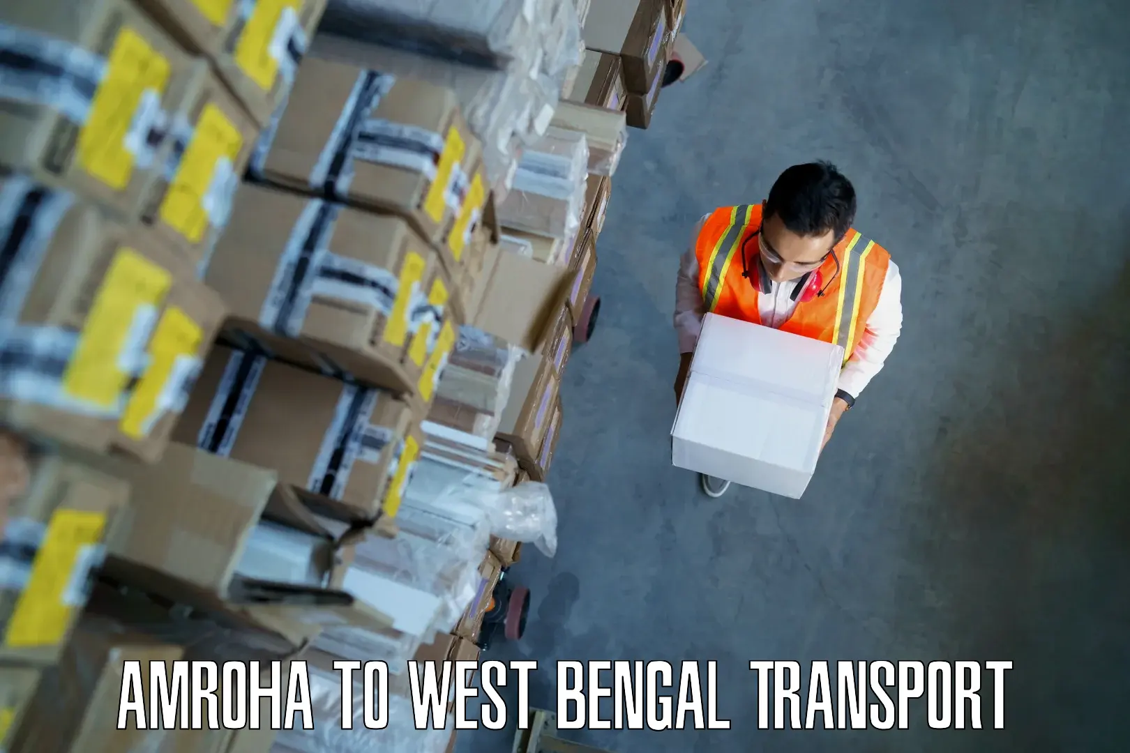 Shipping services Amroha to Uttar Dinajpur