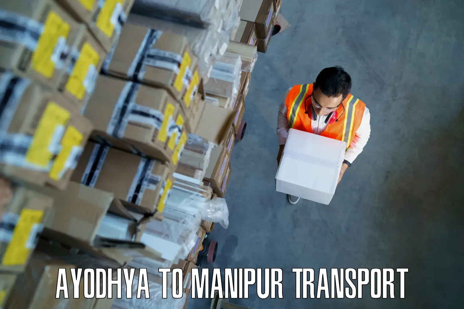 Parcel transport services Ayodhya to Tadubi