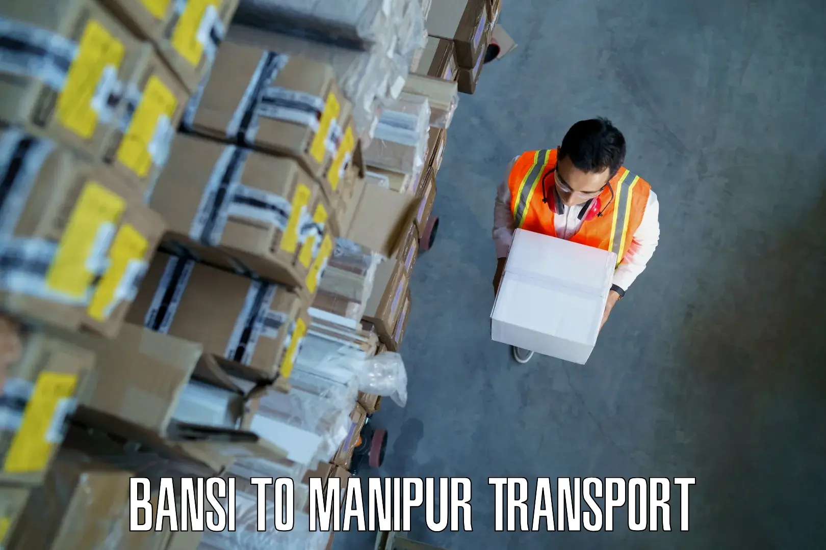 Vehicle courier services Bansi to NIT Manipur