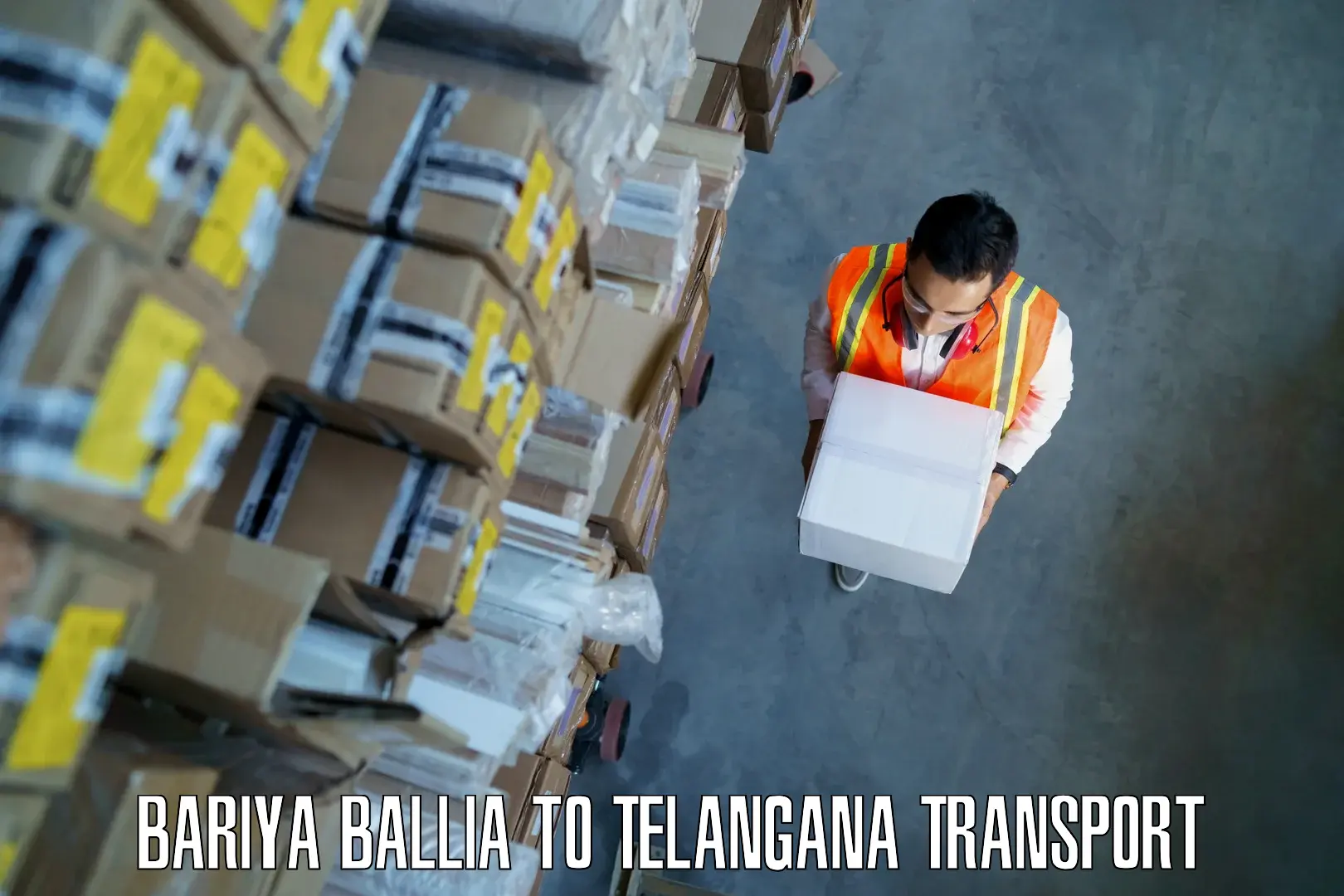 Cargo transportation services Bariya Ballia to Bellal Tarafa Bodhan