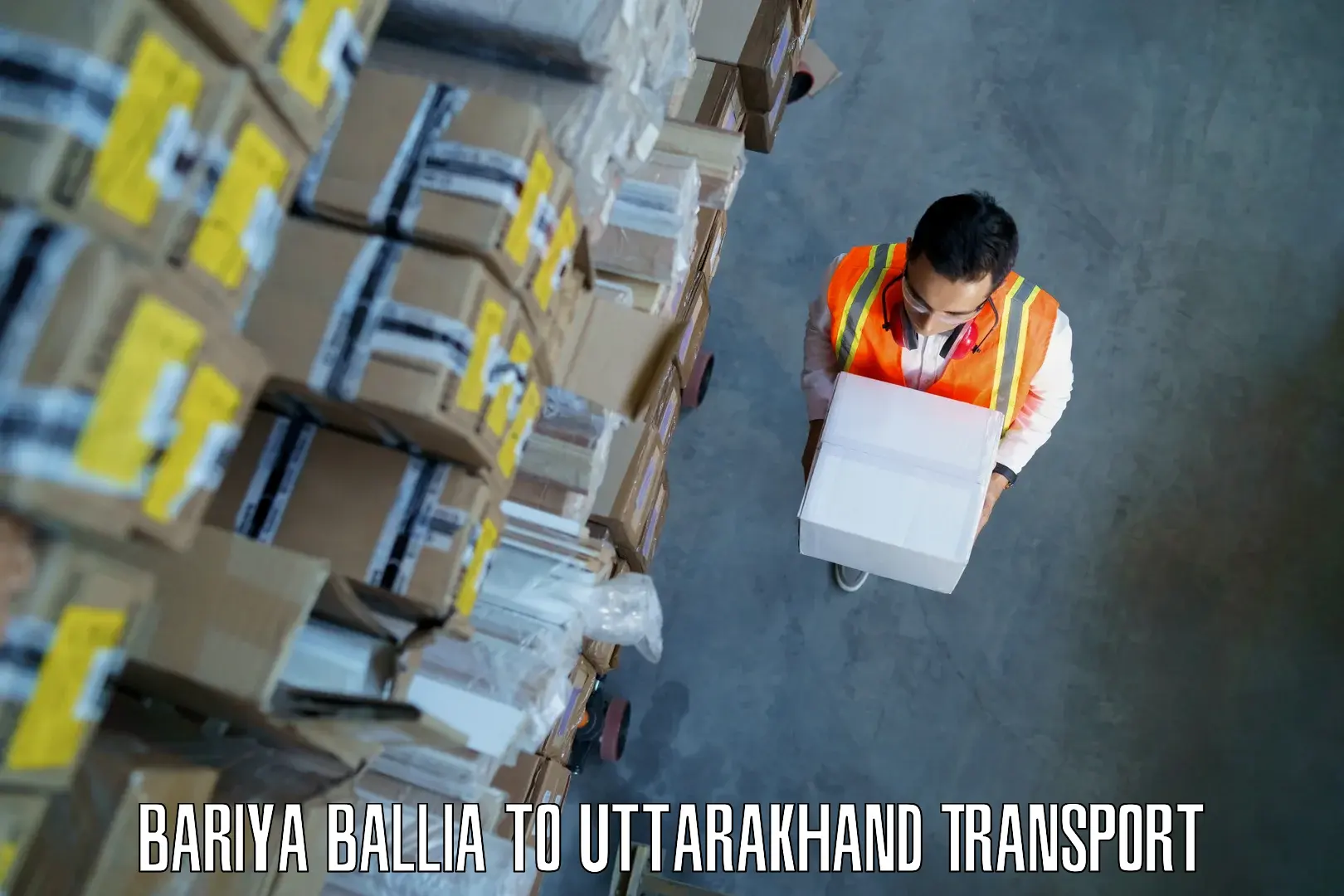 Online transport booking Bariya Ballia to Baijnath Bageshwar
