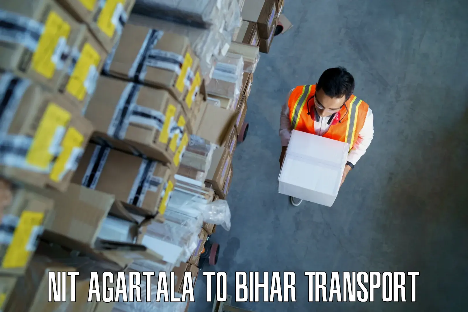 Transport services NIT Agartala to Jhajha
