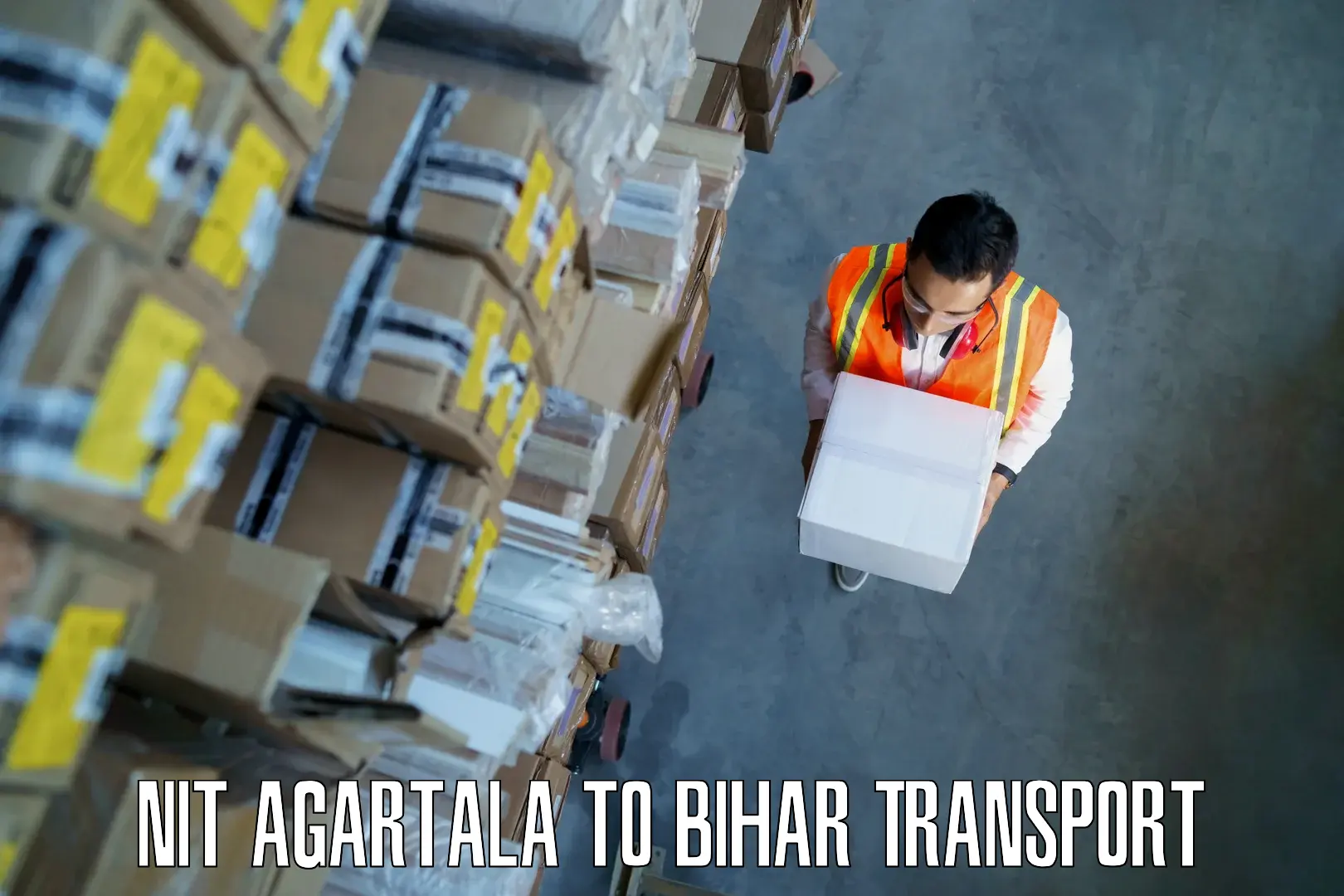 Goods transport services NIT Agartala to Mohiuddin Nagar