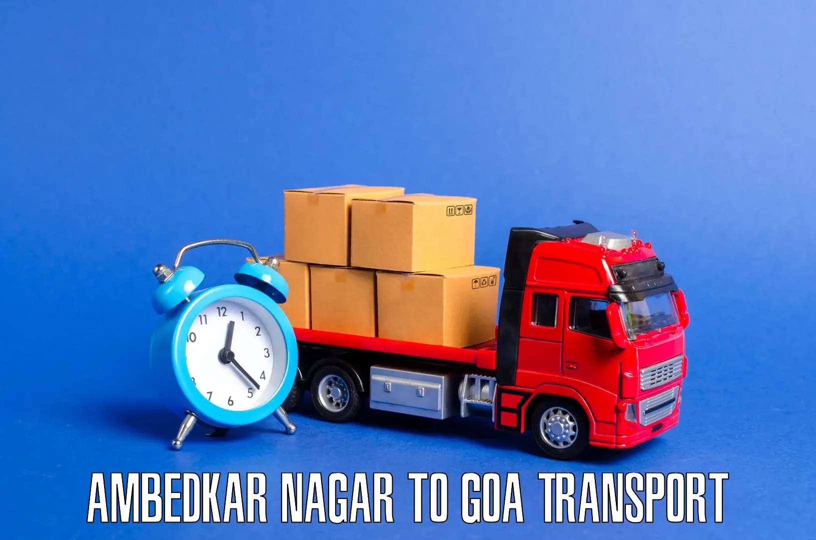 Shipping services Ambedkar Nagar to Goa