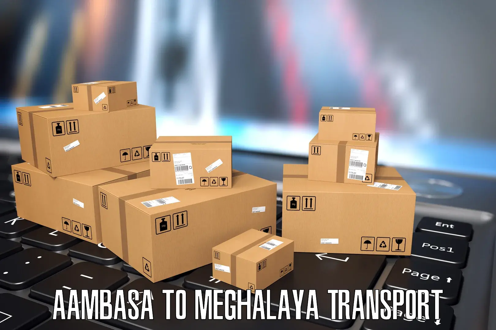 Parcel transport services Aambasa to Jaintia Hills