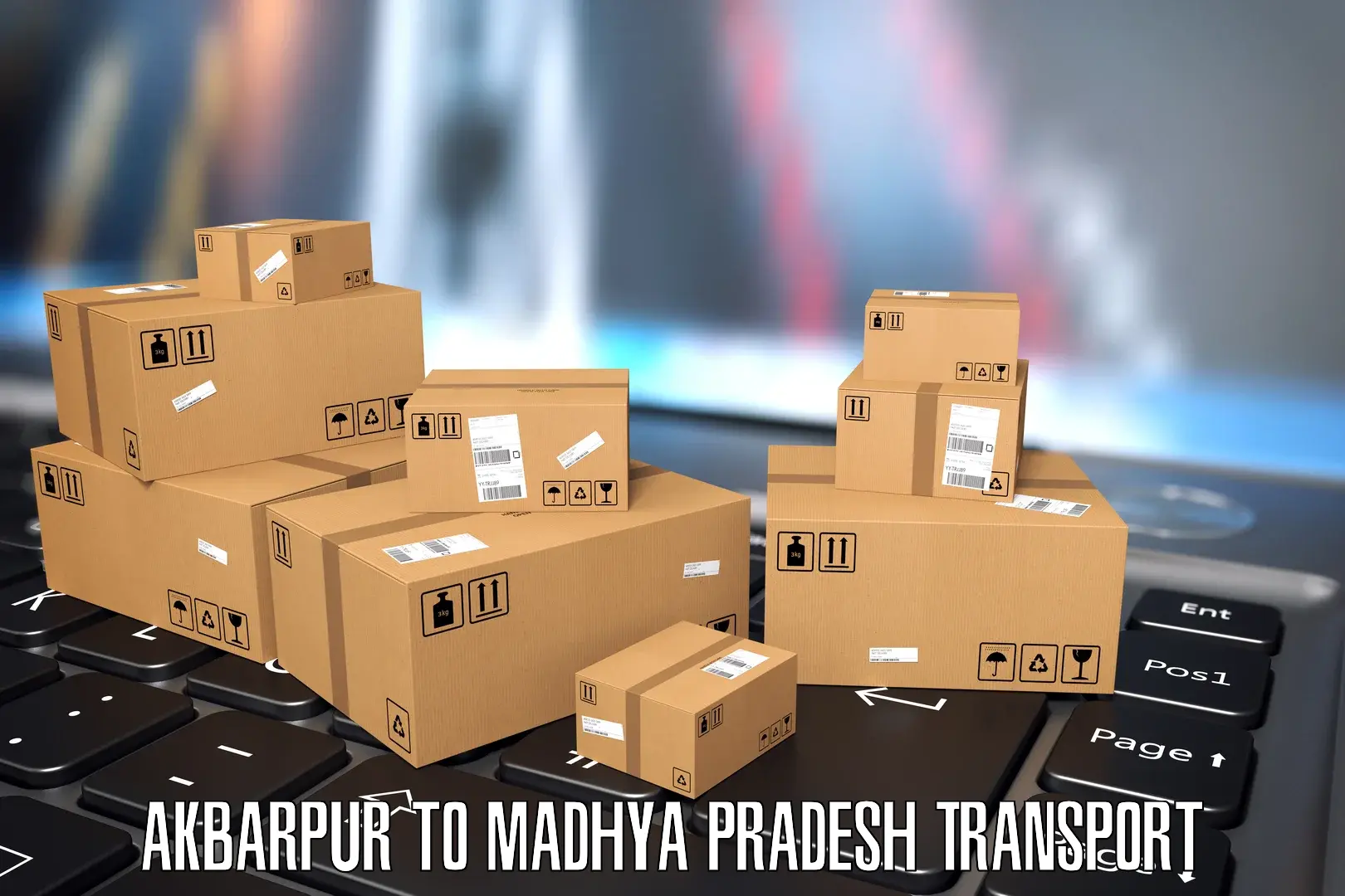 Vehicle transport services Akbarpur to Madhya Pradesh