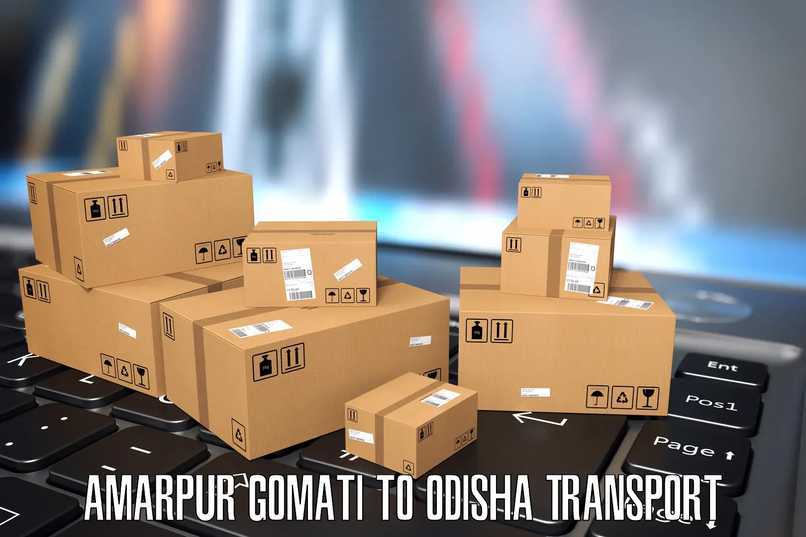 Daily parcel service transport in Amarpur Gomati to Odisha
