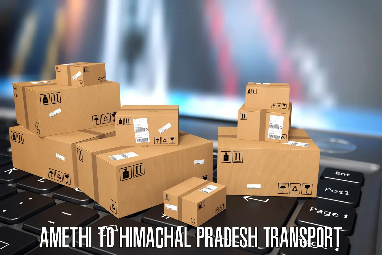 Container transport service Amethi to Rakkar