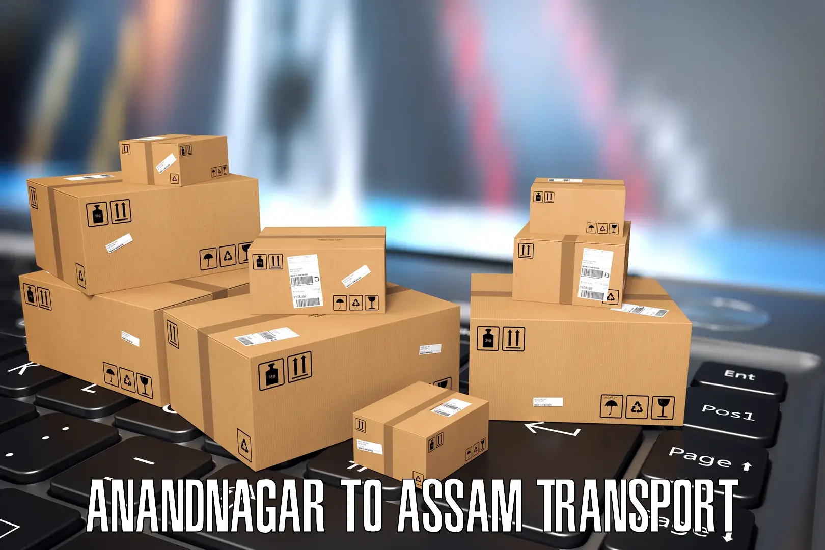 Logistics transportation services Anandnagar to Howraghat